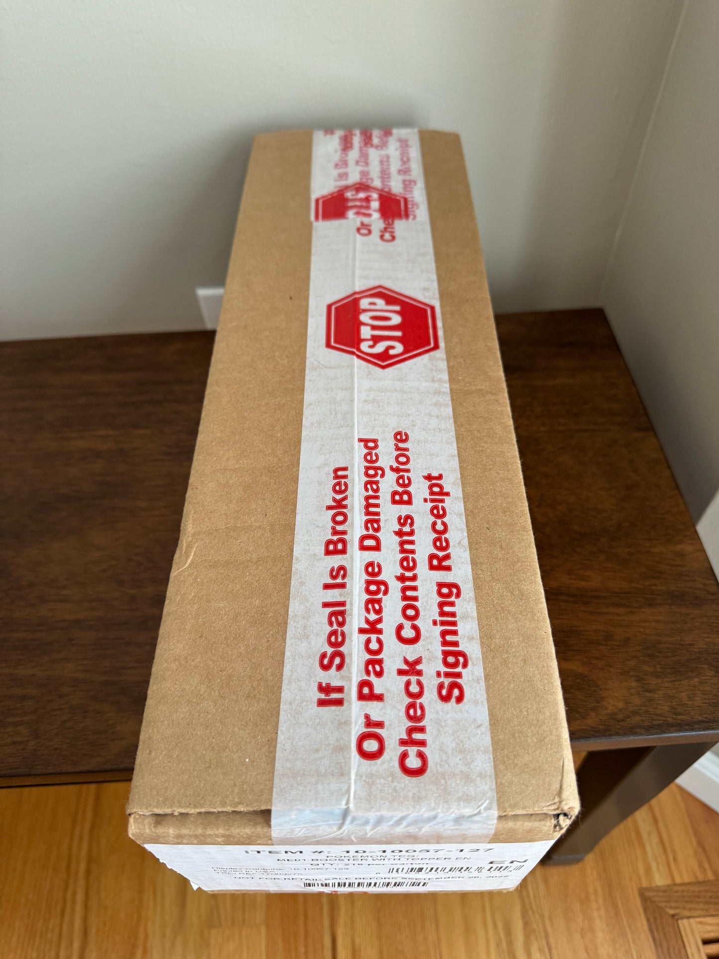 ME01 - Mega Evolution Enhanced Sealed Booster Box Case