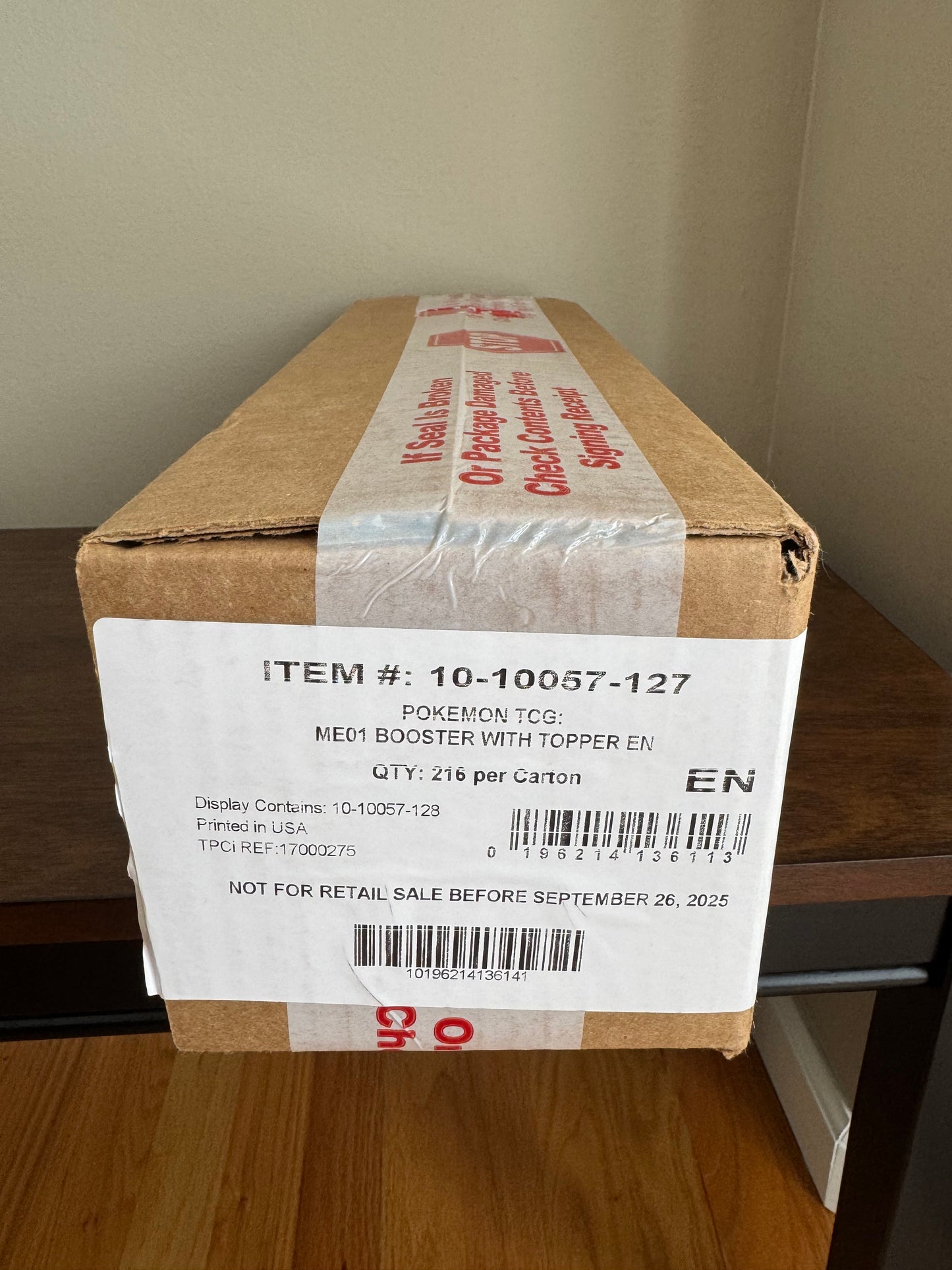 ME01 - Mega Evolution Enhanced Sealed Booster Box Case