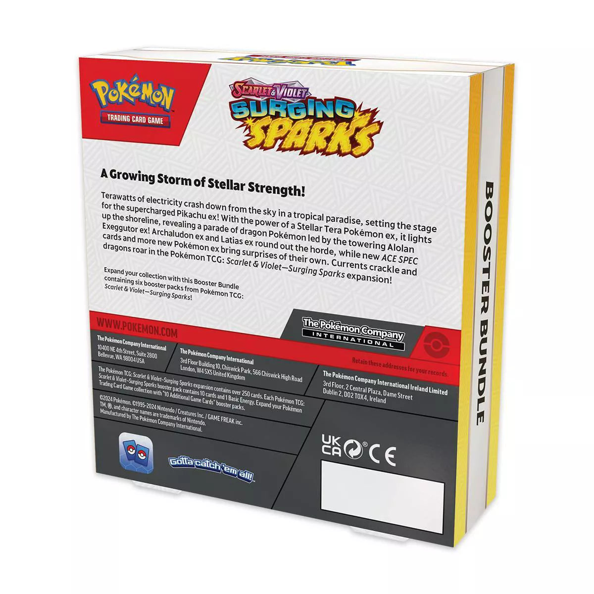 Pokémon Trading Card Game: Scarlet & Violet - Surging Sparks Booster Bundle
