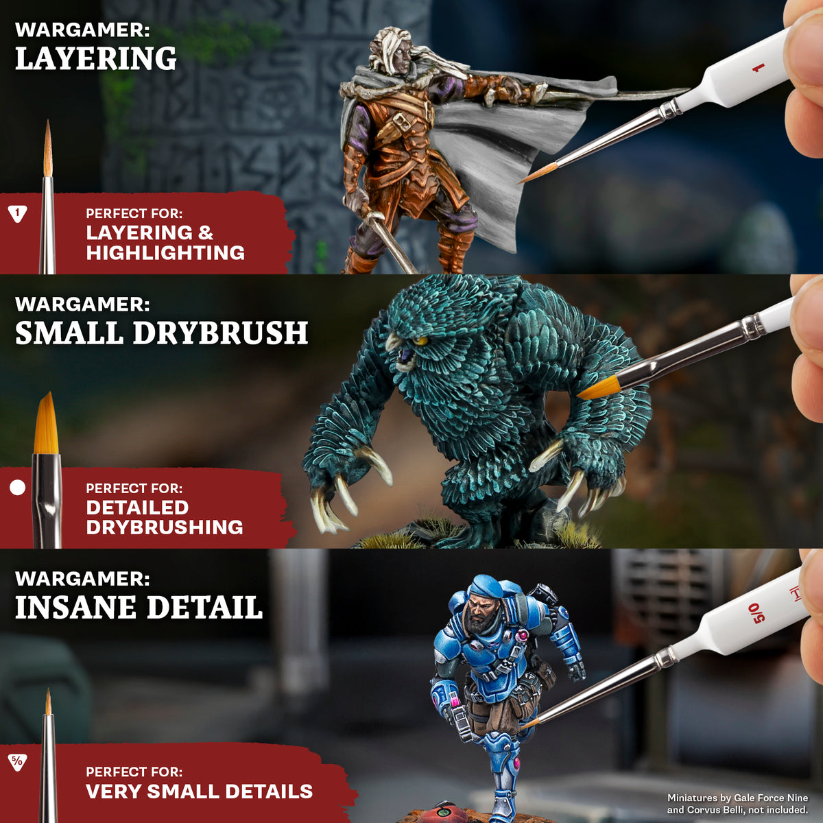 Army Painter Wargamer: Most Wanted Brush Set
